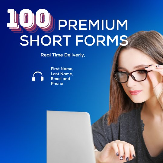 100 Premium Short Form Leads - Leadpower