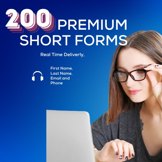 200 Premium Short Form Leads - Leadpower